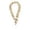 Gold White, variant on Dog Collar Heavy-Duty Stainless Steel Link Dog Collar Durable Chain Training Collar with D-Ring Chew-Proof Pet Necklace for Medium and Large Breeds Daily Walks