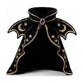 thumbnail image 2 of Halloween Cat Costume Witch Cloak Wizard Hat Pet Outfit for Cats Funny Dress Up Apparel for Halloween Parties Photos, 2 of 8