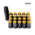 thumbnail image 4 of Langgg 20 Pieces Car Exterior Wheel Rims Screw Nut Replacement Part Vehicle Mounted Screws Bolts Stud Automotive Accessory Red Gold, 4 of 6