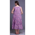 thumbnail image 2 of Bimba Nuisettes en Coton Améthyste2 à Feuilles Florales et Renoncules pour Femmes Mi-Mollet Imprimées Robe de Nuit XXX-Large, 2 of 6