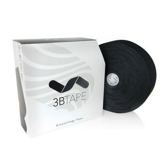 3B Tape bulk roll, 2" x 103 ft, black, latex-free