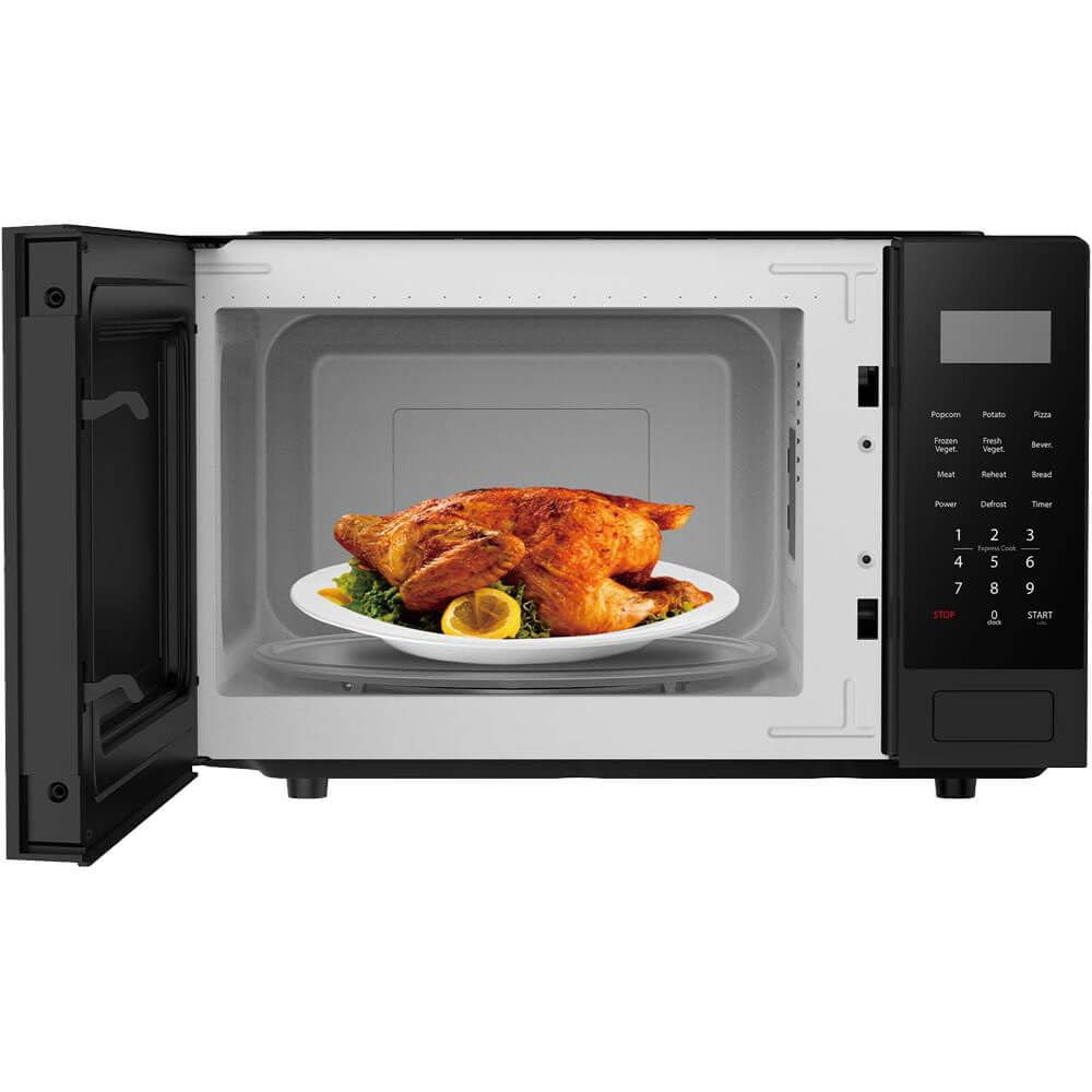 Frigidaire 0.9 Cu. ft. Low Profile Countertop Microwave Oven, 900 Watt Microwave with 10 Power Levels, Black