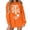 Orange [Halloween Clothes for Women Clearance], variant on WEIWEN Halloween Sweatshirts for Women Oversized X-Ray Skeleton Printed Maternity Sweaters Pregnancy Announcement Shirts Tops Womens Fall Fashion Clothing Orange, S