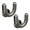 Grey, variant on Goasio 2PCS Shoe Rack U Shape Suction Cup Hook Non-Slip Stable Support No Drilling Slipper Rack for Towels Bathroom