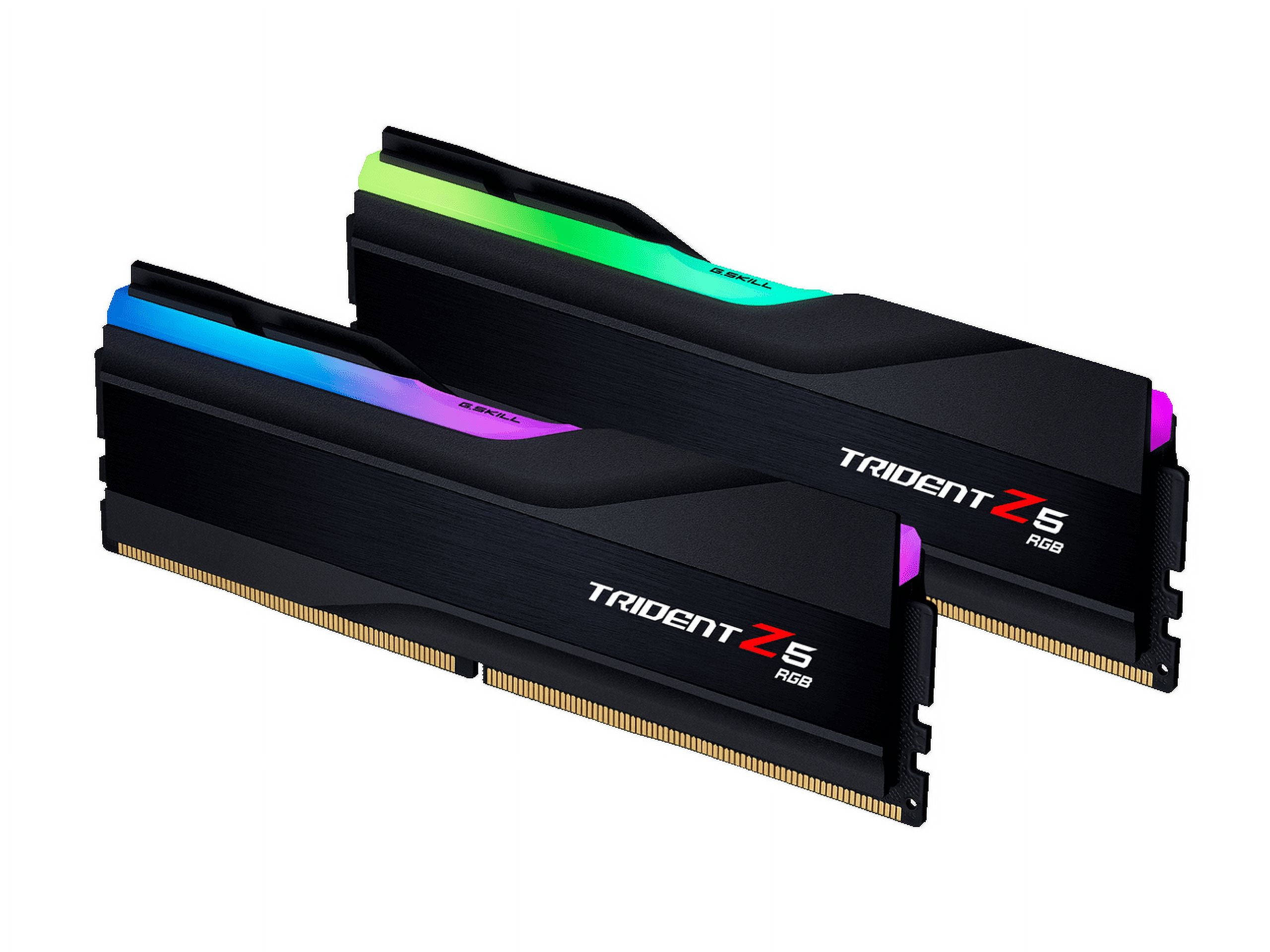 G.SKILL TRIDENT Z5 RGB DDR5-6000 16GB×2 Desktop Memory (U-DIMM/CU-DIMM) - Trident Z5 RGB (DDR5/Intel