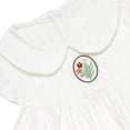 thumbnail image 7 of NIPAXO Girls Ruffle Trend Top with Doll Collar, White, 4-5Y, 7 of 7