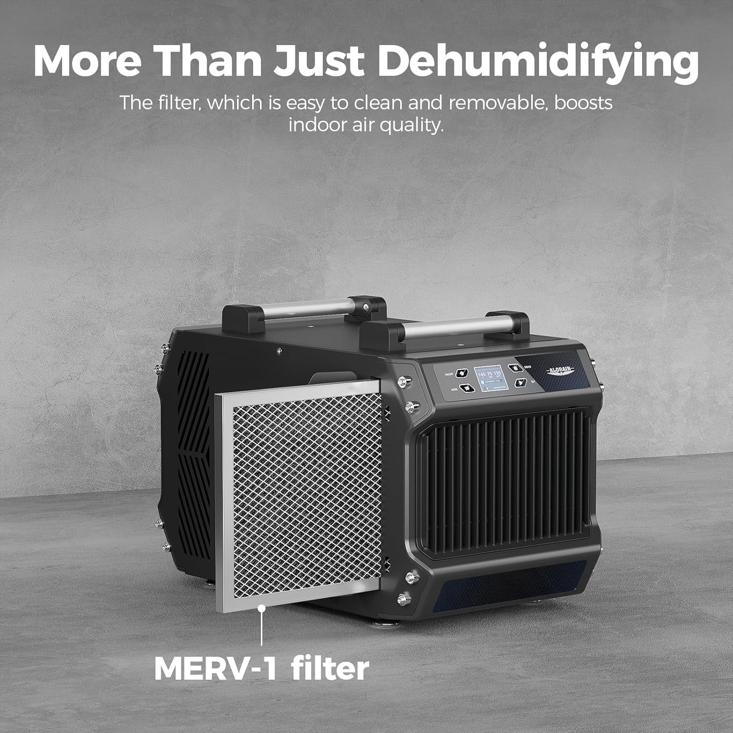 Alorair Crawlspace Dehumidifiers with Pump, 180 Pint Commercial Dehumidifier for Basements with Drain Hose, 2,300 Sq.Ft Auto Defrost Dehumidifier for Home Commercial