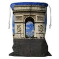 thumbnail image 1 of EREHome Arc de Triomphe Paris France Storage Basket Laundry Bag with Drawstring 24x32 Inch, 1 of 2