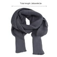 thumbnail image 3 of WonderWiz Fashion Elegant Women Knitted Sweater Tops Scarf with Sleeve Wrap Winter Warm Shawl Scarves Black One Size, 3 of 5