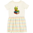 thumbnail image 3 of Inktastic Reading Bookworm Girls Toddler Dress, 3 of 5