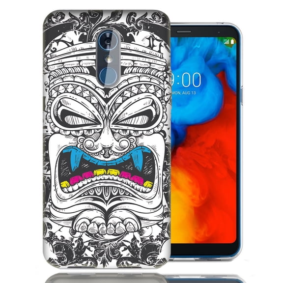 MUNDAZE For LG Stylo 4 Aztec Tribal Design TPU Gel Phone Case Cover