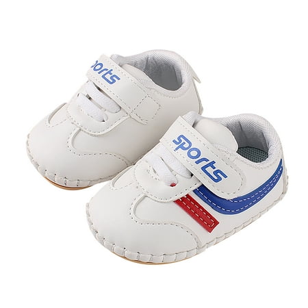 

Lovskoo Unisex Baby First Walking Shoes 6-24 Months Infant Sneakers Boys Girls Activewear Soft Non-Slip Newborn Toddler Outdoor Shoes Blue