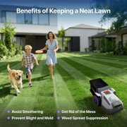 ANTHBOT N8 Robotic Lawn Mower with Sweeper,4G NetRTK,1/2 Acre,4-in-1 Mowing and Grass Collection System,23L Large-Capacity Leaf Collection Bin