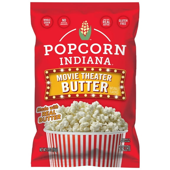 Popcorn Indiana Movie Theater Butter Popcorn 5.5 oz Bag