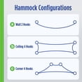 thumbnail image 5 of Baby Buddy Up & Away Toy Hammock, White - Organize Kids' Stuffed Animals & Gear, 1 Pack, 5 of 8