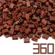 thumbnail image 2 of Bloques de construcción Feleph, 360 piezas, ladrillos perfilados de mampostería, 1 x 2, 2 of 5
