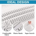 thumbnail image 4 of Slipcovers Stretch Storage Ottoman Covers Foot Rest Sofa Slipcovers Furniture Pr, 4 of 5