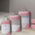 thumbnail image 2 of 4pcs/set Compression Packing Cubes Expandable Storage Travel Luggage Bags Organizer, 2 of 5