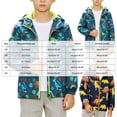 thumbnail image 3 of Karoyedx Toddler Girl Clothes Kids Toddler Lightweight Jackets Cute Graphic Thin Windbreaker Coats Boys Girls Sum Protection Zip up Outwear Sport Sky Blue Size,6-7 Years, 3 of 9