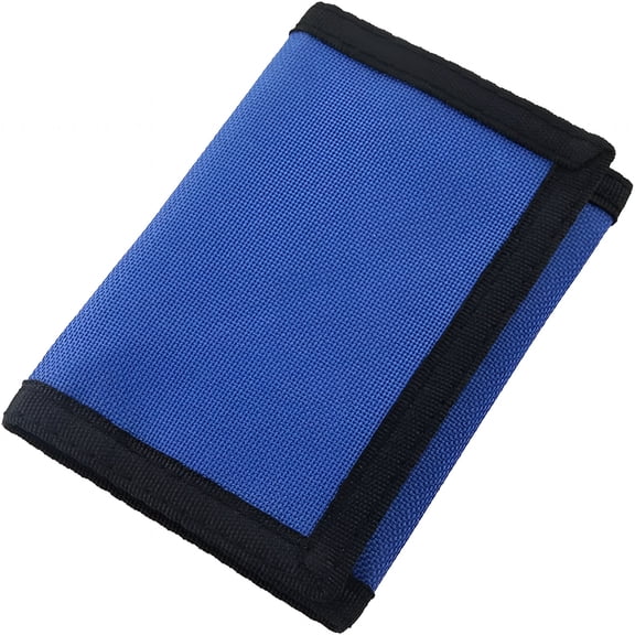 GASTROPOD RFID Blocking Canvas Wallet for Men and Women - Trifold Nylon Wallet, Teen Wallet for Boys (Navy Blue)