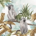 thumbnail image 3 of Watts, Eva 20x20 Black Modern Framed Museum Art Print Titled - Golden Monkeys, 3 of 5