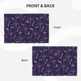 thumbnail image 3 of Placemats Set Of 4 / 6, Palms Hawaiian Beach Placemats For Dining Table Indoor/Outdoors Heat Resistant Washable Placemats 18" X 12", 3 of 8