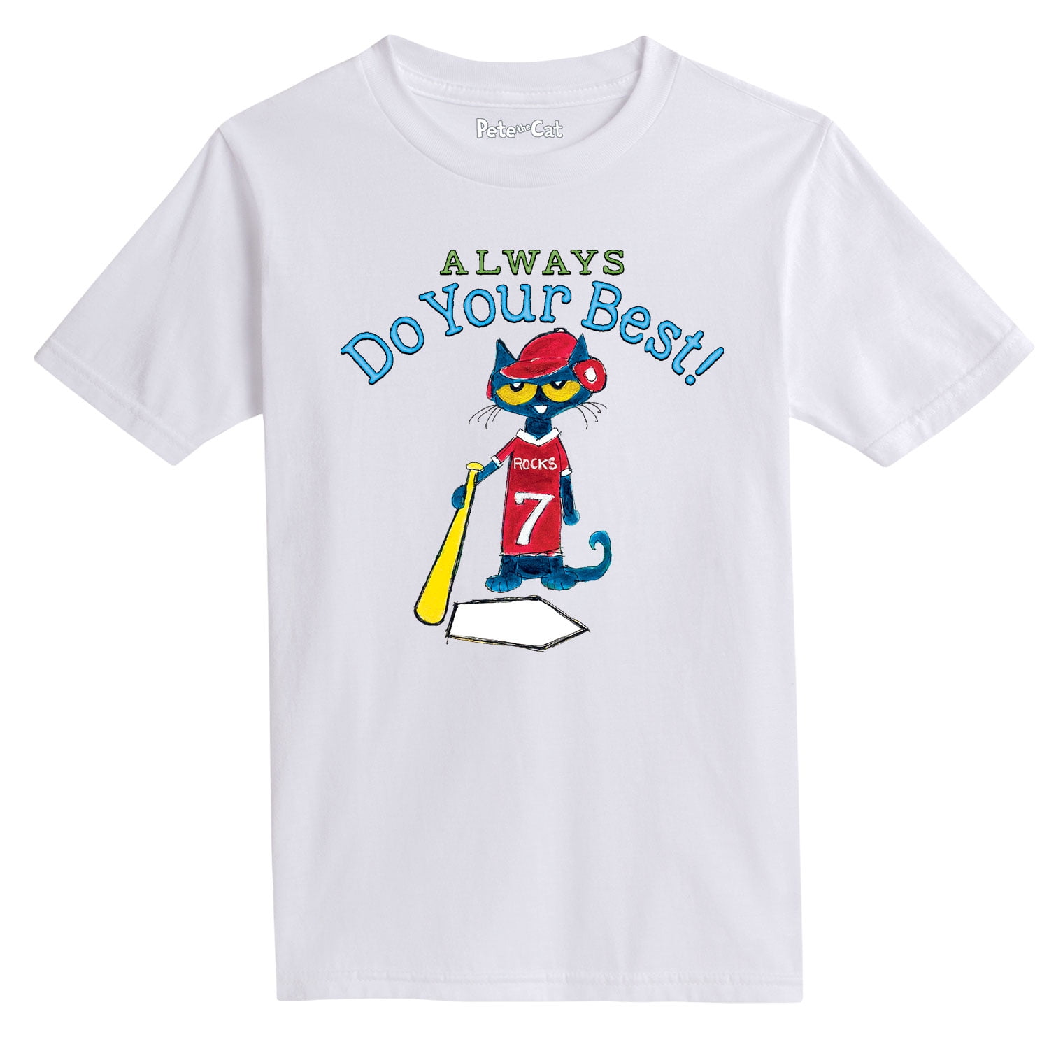 PETE THE CAT Pete The Cat Always Do Your Best Youth Short Sleeve