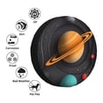 thumbnail image 4 of Pofeuu Solar System Paper Art Print Spare Tire Wheel Cover for Car Truck SUV Camper Universal Fit Spare Tire Cover RV Spare Tire Covers-15 inch, 4 of 6