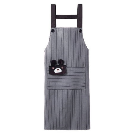 

MEIDELI Cooking Apron Oil Proof Striped Lightweight Painting Cleaning Apron