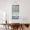 thumbnail image 2 of MUCHENGGIFT 4 Pieces Home Wall Decor Signs, THIS IS US/ TOGETHER/ BLESS THIS HOME/ FAMILY Wall Decor For Living Room Bedroom, Rustic Wooden Farmhouse Wall Art Decor, 4.7 x 13.8 Inch(White), 2 of 7
