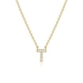 thumbnail image 1 of Diamondlite Collier Mini Initial en Zircon Cubique - Or, 1 of 1