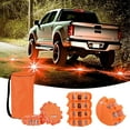 thumbnail image 2 of 6 Pack LED Road Flares Emergency Light Kit - 9 Flash Modes with Base & Hook for Roadside Safety, Vehicles & Boats | Waterproof Warning Beacon for Emergency Rescue, 2 of 9