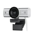 thumbnail image 1 of Cámara web Logitech MX Brio Ultra HD 4K 1080p 60 fps Gris pálido, 1 of 9