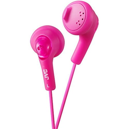 JVC HAF160P Gumy Ear Bud Headphone Pink (Little Pink Best Buds)