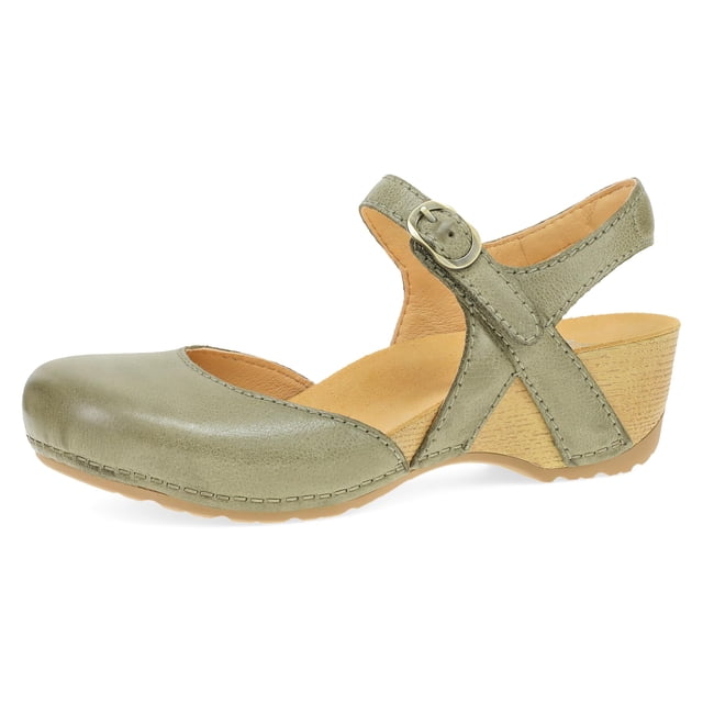 Sandalia Dansko Tiffani con cuña para mujer Ivy 6.5-7 M US