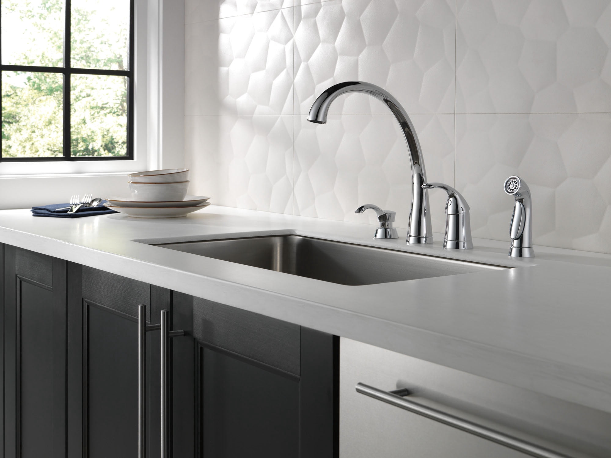 Delta RP50781KS Deck Mounted Soap Dispenser - Stainless Steel