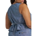 thumbnail image 6 of Lee® Women's Plus Heritage Sleeveless Tie Vest, Sizes 0X-4X, 6 of 7