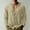 Khaki, variant on Linen Shirts For Men Sevevn Men's Casual Hooded Button Down Shirts Lightweight Long Sleeve Textured Tops Black L