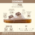 thumbnail image 2 of Cushionaire Pool-K Jelly Sandals for Girls, Water Friendly Slip-On Slides with Double Adjustable Buckles, Comfortable Everyday Wear Kids Sandals, 2 of 16