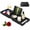 Black, variant on Lorveina Bamboo Bathtub Tray Caddy for Tub Expandable Foldable Brown