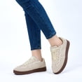 thumbnail image 7 of Ecetana Women's Lace Detail Fashion Sneakers Comfortable Casual Dress Sneakers Walking Trendy Footwear, 7 of 7