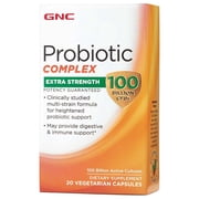 GNC Probiotic Complex Extra Strength with 100 Billion CFUs | For Heightened
