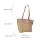 thumbnail image 2 of Bolso de hombro de Mujer FLhrweasw Tejido Shopper PU caqui, 2 of 9