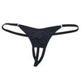thumbnail image 2 of Levmjia Women Mini Thong Panties Seamless No Show Low Rise Solid Color Breathable Underwear For Daily Wear and Sports All Season, 2 of 3
