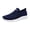 Blue, variant on Men'S Slip-On Hiking Shoes Fashion Spring And Summer Men Sports Shoes Flat Bottom Lightweight Mesh Breathable Slip On Comfortable Solid Color Simple Features: