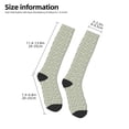 thumbnail image 2 of Daiia Sports Socks Leaves Printed Novelty Crew Socks for Men Women Knee High Socks Cotton Socks Soft & Breathable Support Unisex Socks, 2 of 9