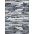 thumbnail image 2 of HomeRoots 612513 9 x 12 ft. Gray & Silver Abstract Washable Indoor & Outdoor Rectangle Area Rug, 2 of 5