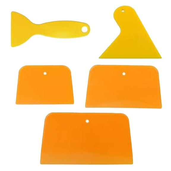 5 Pack Flexible Body Filler Spreaders for Automotive Maintenance Tool Kit