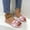 Pink, variant on WIZUTIZ Shower Shoes Women Walking Comfort Vintage Sandals Women Summer BOHO Jeweled Shiny Slide Sandals Square Toe Slide Sandals Beach Sandals Indoor with Arch Support Shower Shoes Mother's Day Gift