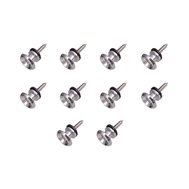 Injueey 10Pcs/Lots Guitar Strap Locks Wear-resistant End Button Tail Anti-skidding Lock Electric Classical Bass Guitar Pegs Nail Type3